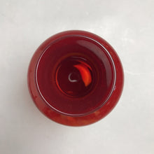 Load image into Gallery viewer, Vintage Ruby Red Glass Vase (8")
