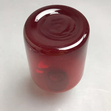 Load image into Gallery viewer, Vintage Ruby Red Glass Vase (8")

