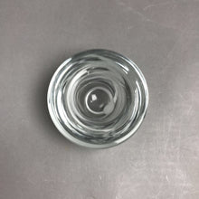 Load image into Gallery viewer, Art Glass White Swirls Votive Tealight Candle Holder (2x4.5)
