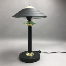 Load image into Gallery viewer, Black Atomic Mushroom Metal Table Lamp (17")
