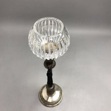 Load image into Gallery viewer, Victorian Candle Candelabra Glass Bowl Metal Base (18")
