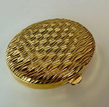 Load image into Gallery viewer, Vintage Estee Lauder Waves of Gold Lucidity Powder Compact (2.5")
