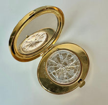 Load image into Gallery viewer, Vintage Estee Lauder Waves of Gold Lucidity Powder Compact (2.5")
