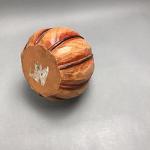 Load image into Gallery viewer, Painted Wood Pumpkin (8")

