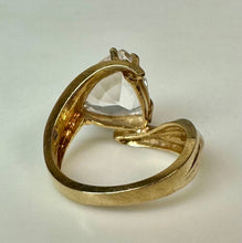 Load image into Gallery viewer, 14K Gold White Topaz Ring sz 6 (5.8g)
