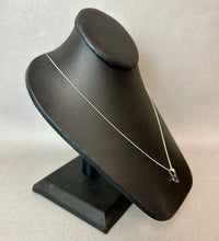Load image into Gallery viewer, 14K White Gold Tanzanite Modern Pendant on 18.5" Chain (3.3g)
