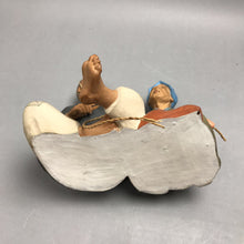 Load image into Gallery viewer, Japanese Hakata Urasaki Traditional Couple Ceramic Figurine (7")

