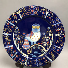 Load image into Gallery viewer, Iittala Taika Blue Owl Klaus Haapaniemi Dinner Plate (11.75")
