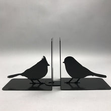 Load image into Gallery viewer, Pair of Black Metal Bird-Shaped Bookends (7X14)
