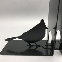 Load image into Gallery viewer, Pair of Black Metal Bird-Shaped Bookends (7X14)
