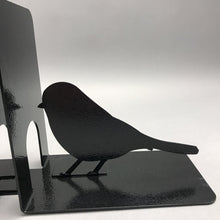 Load image into Gallery viewer, Pair of Black Metal Bird-Shaped Bookends (7X14)
