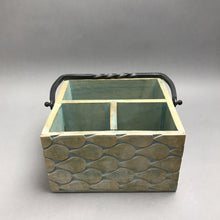 Load image into Gallery viewer, 3 Section Rustic Wood Desk Organizer (8x8x5)
