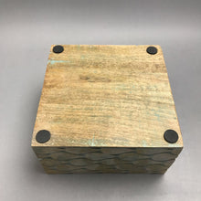 Load image into Gallery viewer, 3 Section Rustic Wood Desk Organizer (8x8x5)
