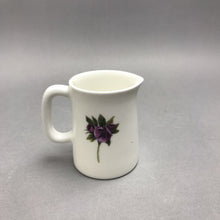 Load image into Gallery viewer, Vintage Toasted Crumpet Hellebore China Mini Jug (3x3)
