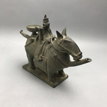 Load image into Gallery viewer, Korean Silla Period Reproduction Horse/ Warrior Earthenware Sculpture (9x12)
