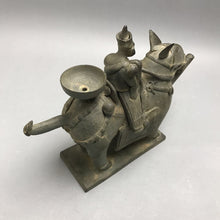 Load image into Gallery viewer, Korean Silla Period Reproduction Horse/ Warrior Earthenware Sculpture (9x12)
