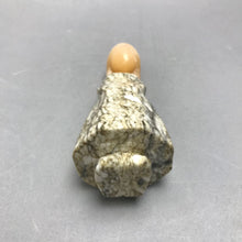 Load image into Gallery viewer, Hand Carved Russian Selenite/Marble Girl Figurine (5")
