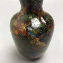 Load image into Gallery viewer, Chinese Cloisonne Floral Vase (4") AS IS

