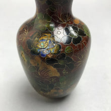 Load image into Gallery viewer, Chinese Cloisonne Floral Vase (4") AS IS
