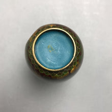 Load image into Gallery viewer, Chinese Cloisonne Floral Vase (4") AS IS

