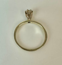 Load image into Gallery viewer, 14K Gold Diamond Solitaire Engagement Ring sz 5.25 (1.6g)

