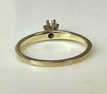 Load image into Gallery viewer, 14K Gold Diamond Solitaire Engagement Ring sz 5.25 (1.6g)
