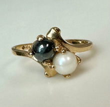 Load image into Gallery viewer, 10K Gold Pearl Ring sz 5 (1.7g)
