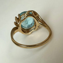 Load image into Gallery viewer, 14K Gold Topaz Diamond Ring sz 7.75 (4.5g)

