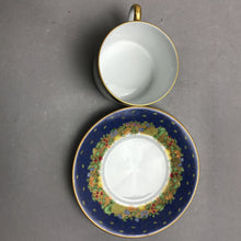 Load image into Gallery viewer, Bernardaud Limoges 'Frutti Fiori' Teacup &amp; Saucer (~2.5x5.5x5.5)
