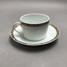 Load image into Gallery viewer, Haviland Limoges 'Reve de Peintre' Teacup &amp; Saucer Set (~2.5x5.75)
