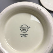 Load image into Gallery viewer, Wedgwood Old "Patrician" Embossed Flowers Ivory Tea Set 3 Piece Set (4")
