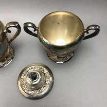 Load image into Gallery viewer, Roger Bros Silverplate Cream Pitcher &amp; Sugar Bowl #2304 (5.5")
