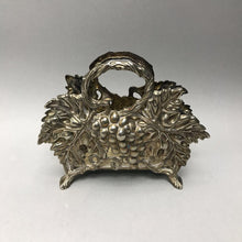 Load image into Gallery viewer, Godinger Grapes &amp; Leaves Silverplate Napkin Holder (5.25x6.75x2.5)
