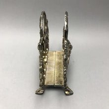 Load image into Gallery viewer, Godinger Grapes &amp; Leaves Silverplate Napkin Holder (5.25x6.75x2.5)
