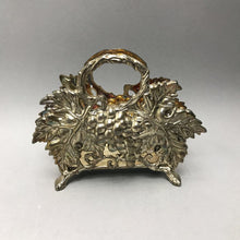 Load image into Gallery viewer, Godinger Grapes &amp; Leaves Silverplate Napkin Holder (5.25x6.75x2.5)
