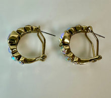 Load image into Gallery viewer, Heidi Daus Classic Choice Aurora Borealis Crystal Necklace Pin &amp; Earring Set NIB (44,1.75,1")
