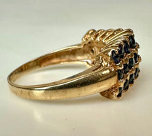 Load image into Gallery viewer, 10K Gold Sapphire Ring sz 7 (3.6g)
