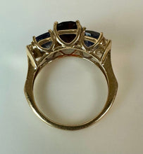 Load image into Gallery viewer, 10K Gold Garnet Tanzanite Diamond Ring sz 7 (3.8g)

