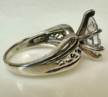 Load image into Gallery viewer, Sterling Marquis CZ Engagement Ring sz 7
