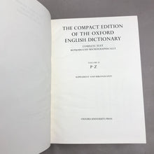 Load image into Gallery viewer, Compact Edition Of The Oxford English Dictionary
