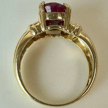Load image into Gallery viewer, 14K Gold Ruby Ring sz 7 As-Is (3.8g)
