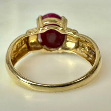 Load image into Gallery viewer, 14K Gold Ruby Ring sz 7 As-Is (3.8g)

