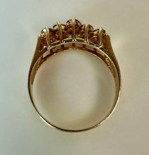 Load image into Gallery viewer, 14K Gold Champagne Diamond Ring sz 7 (3.0g)

