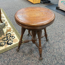 Load image into Gallery viewer, Antique Piano Stool AS IS (18x14x14)
