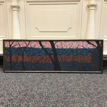 Load image into Gallery viewer, Framed Mosaic Textured Oil Painting on Board (15x43)
