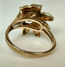 Load image into Gallery viewer, 10K Gold Vintage D'Lyle Shades of Topaz Emerald Ring sz 6 (5.3g)
