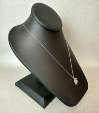 Load image into Gallery viewer, 10K White Gold Diamond Snowflake Pendant on 18" Chain Necklace (2.4g)
