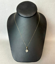 Load image into Gallery viewer, 10K Gold Diamond Pendant on 18" Chain Necklace (1.4g)
