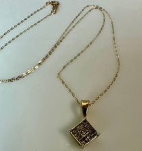 Load image into Gallery viewer, 10K Gold Diamond Pendant on 18" Chain Necklace (1.4g)
