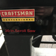 Load image into Gallery viewer, Craftsman Professional 20" Scroll Saw w/ Stand
